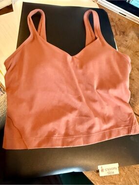 lululemon athletica Rust-Rose V-Neck Tank Top